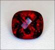 FIERY SPESSARTITE GARNET, LOUPE CLEAN (AFRICA) � 5.75 CT., CUSHION